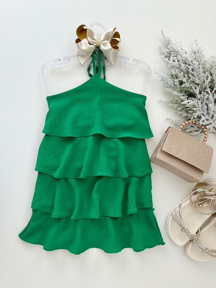 Vestido Verde - Dondokinha Kids