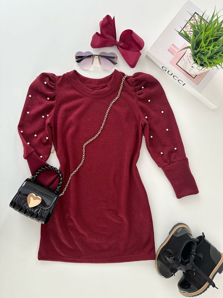 Vestido Olivia Red Cherry - Dondokinha Kids