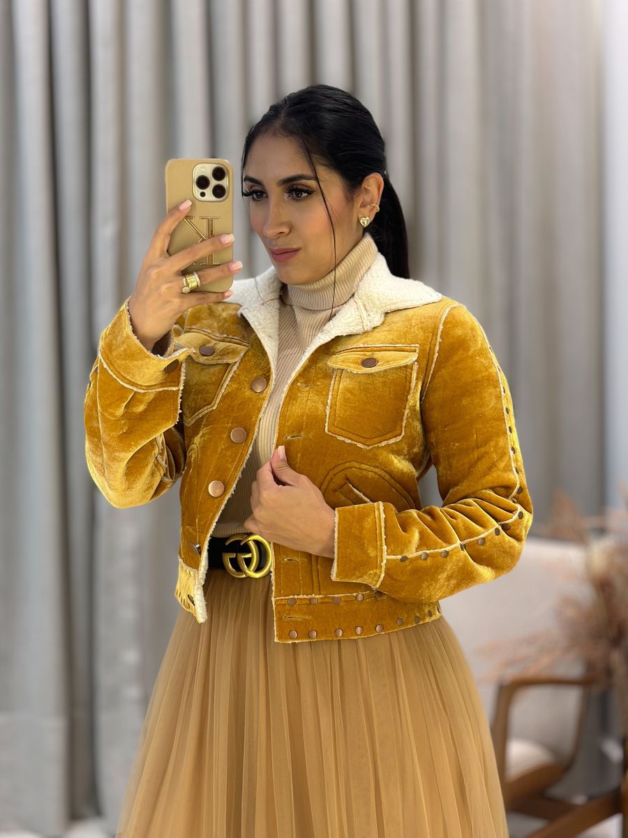 Jaqueta Amsterdã Mostarda