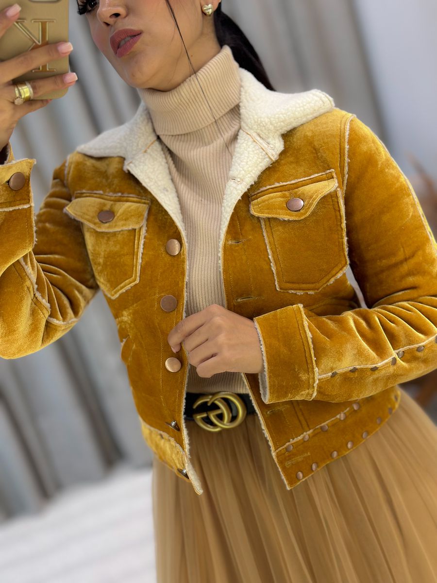 Jaqueta Amsterdã Mostarda