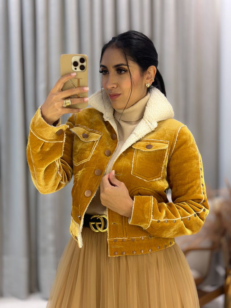 Jaqueta Amsterdã Mostarda