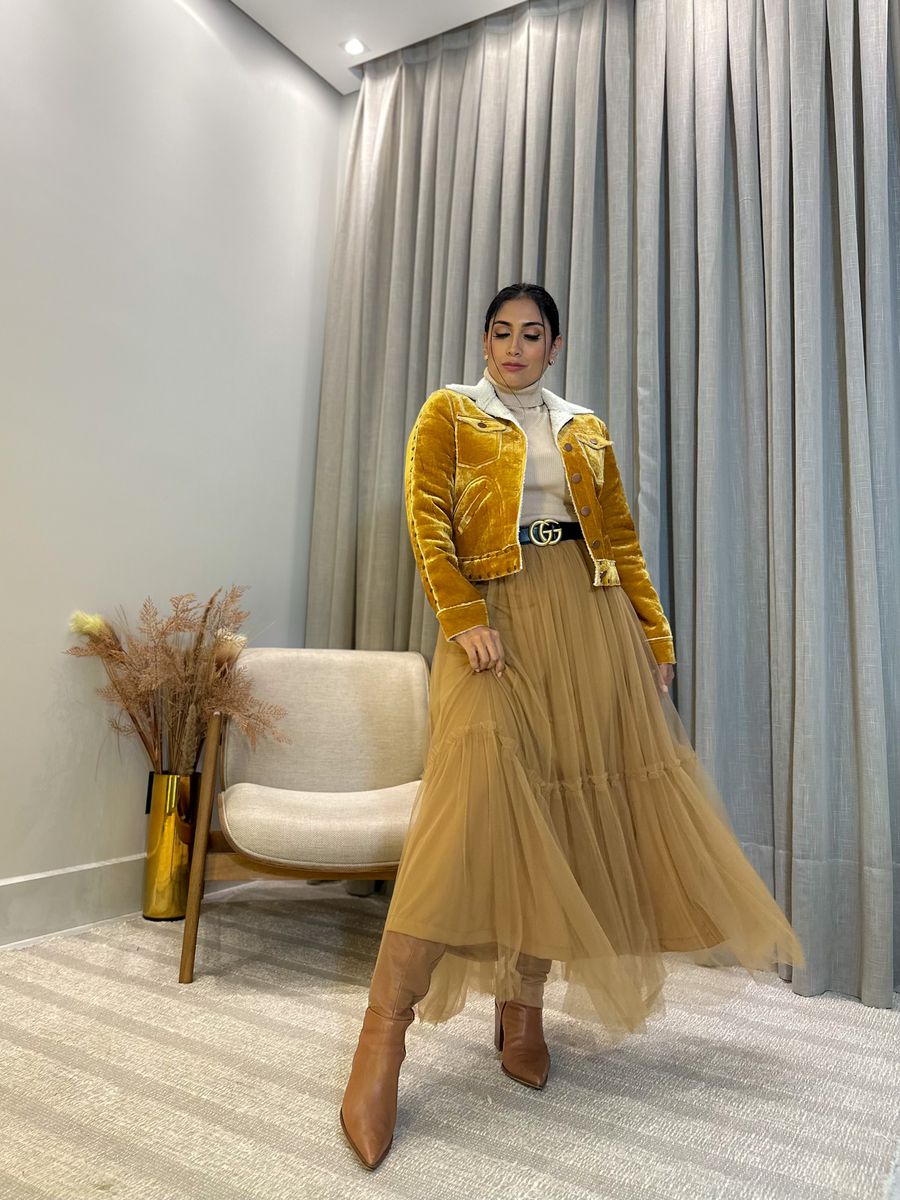 Jaqueta Amsterdã Mostarda