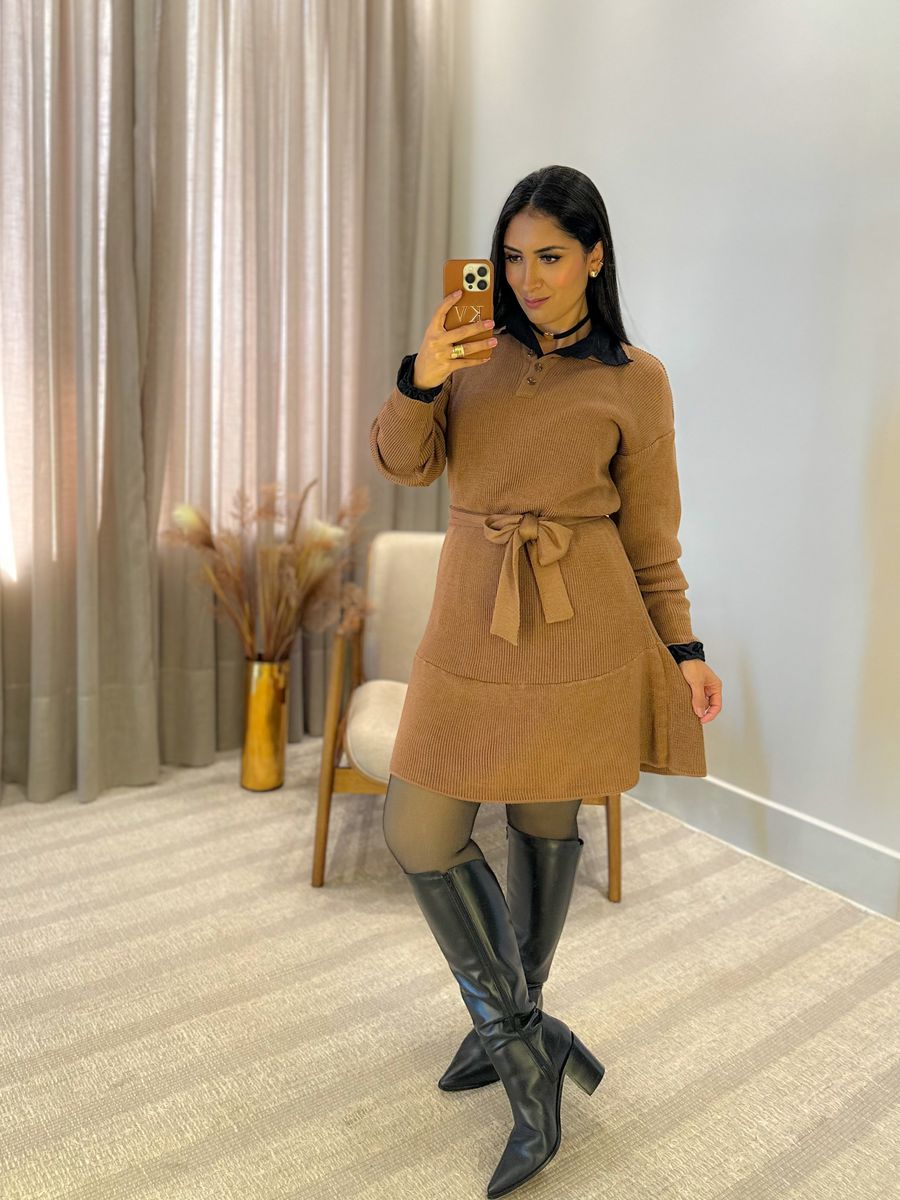 Meia Calça Feminina Preta Peluciada Nude 