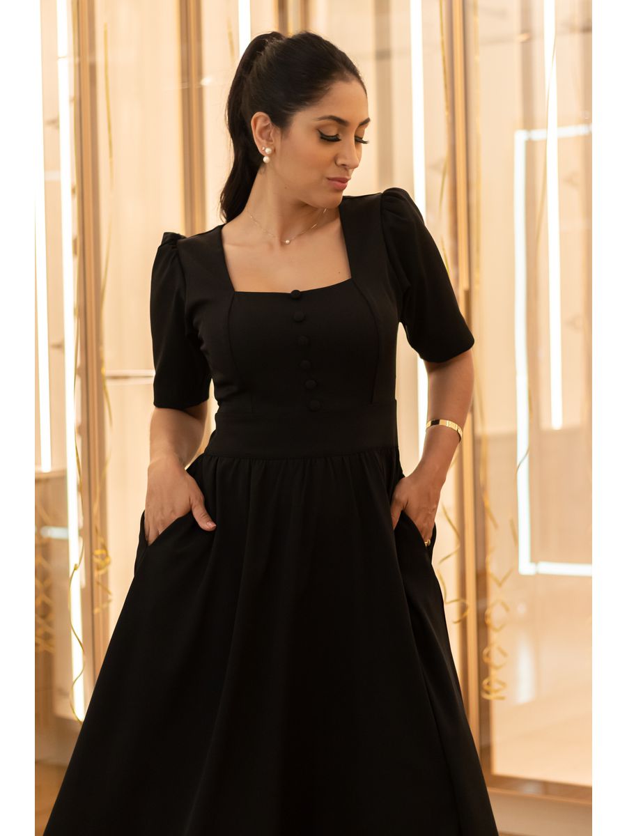 Vestido França Preto