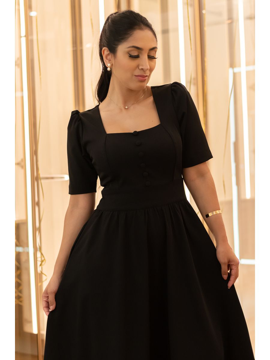 Vestido França Preto