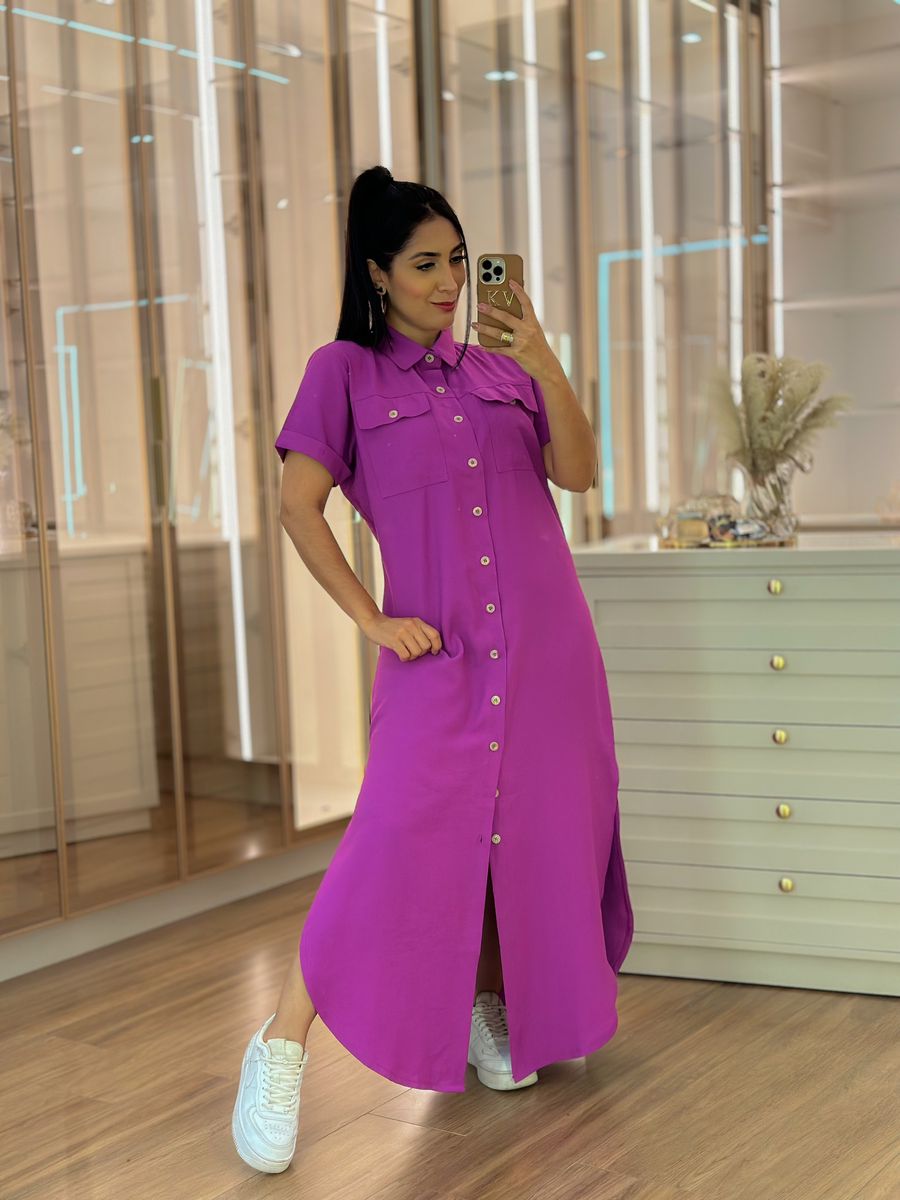 Vestido Fabiana Roxo