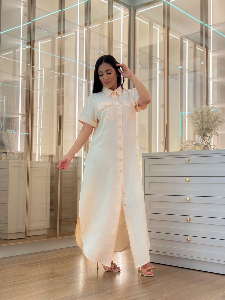 Vestido Fabiana Creme