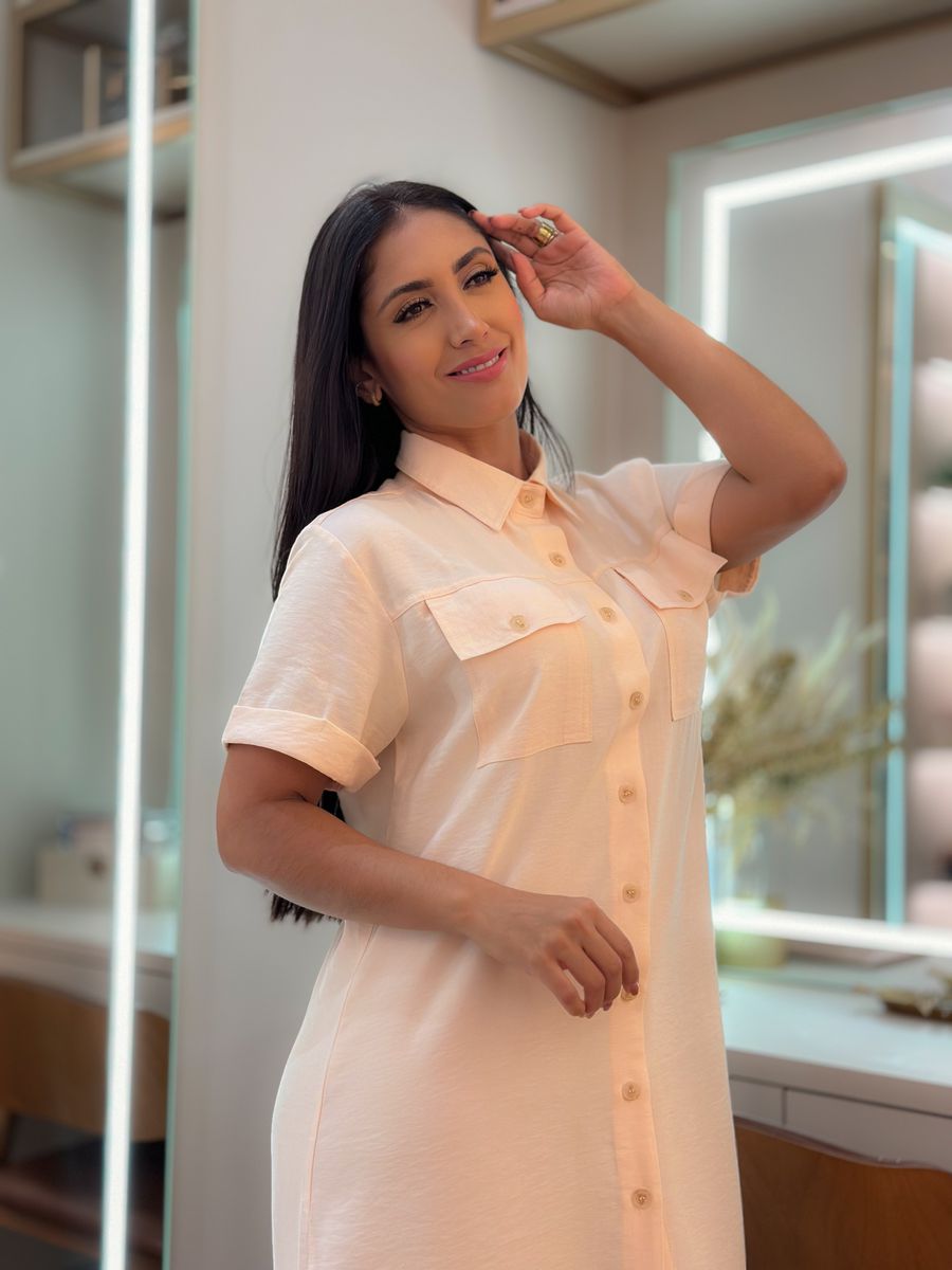 Vestido Fabiana Creme