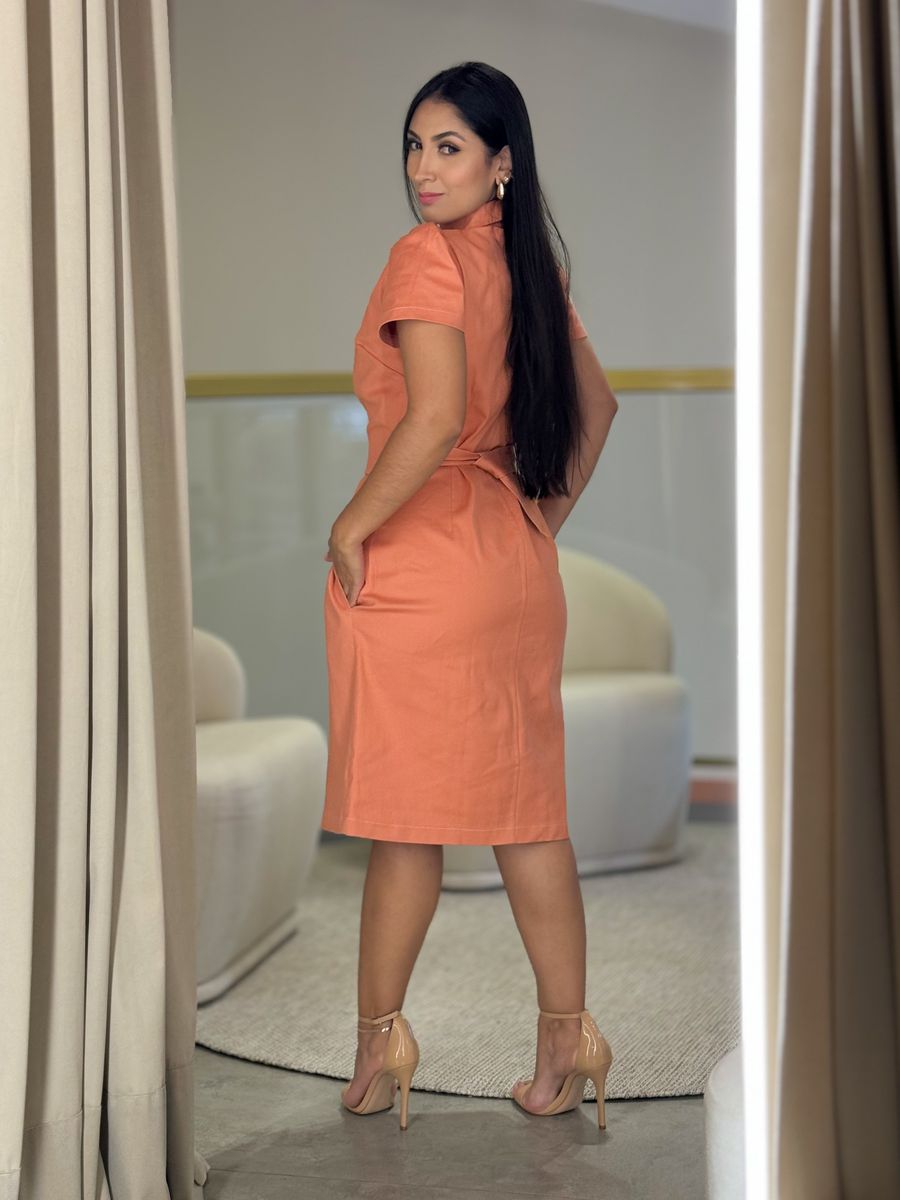 Vestido Telma Salmão