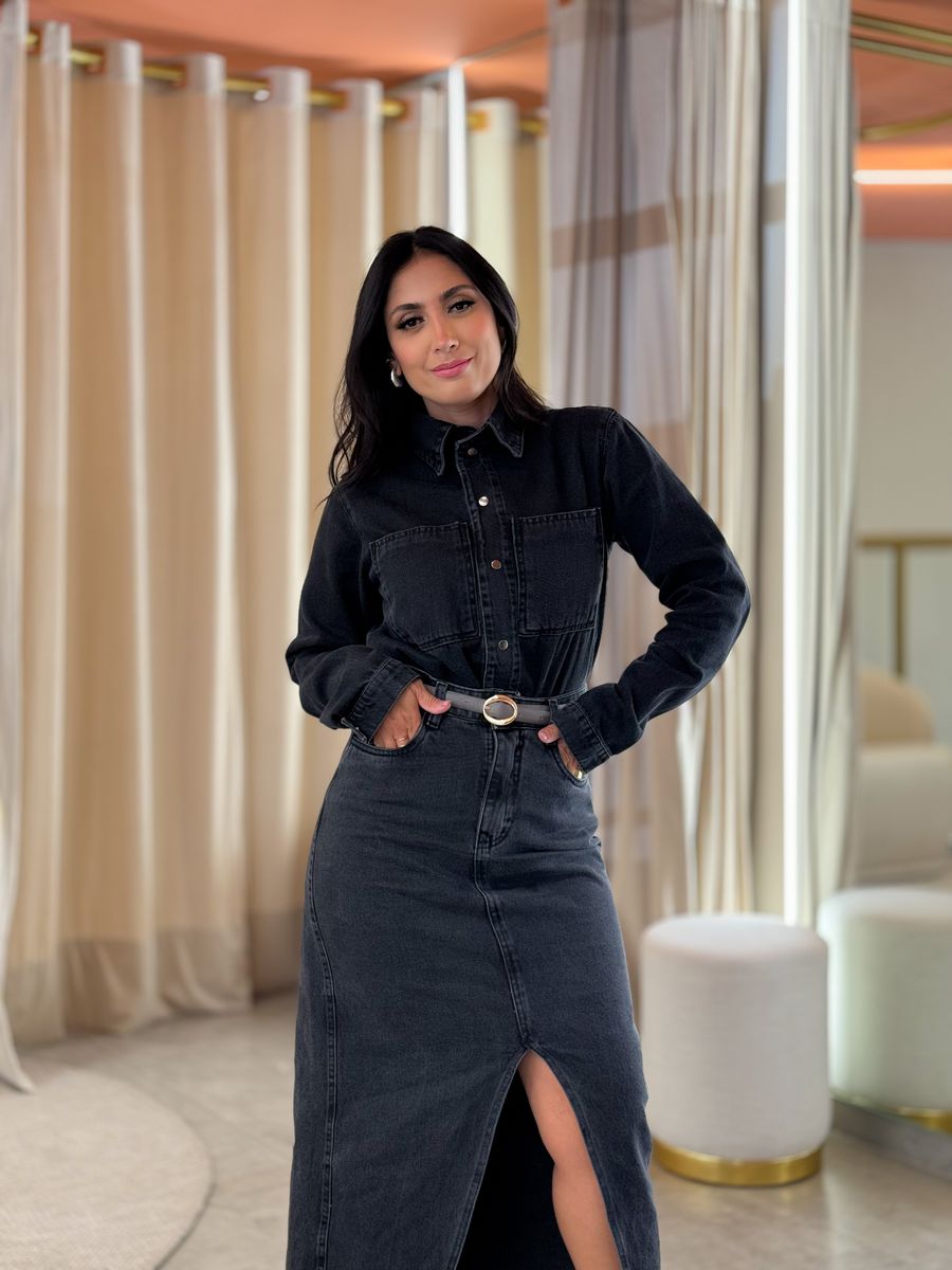 Cinto Charlotte Cinza