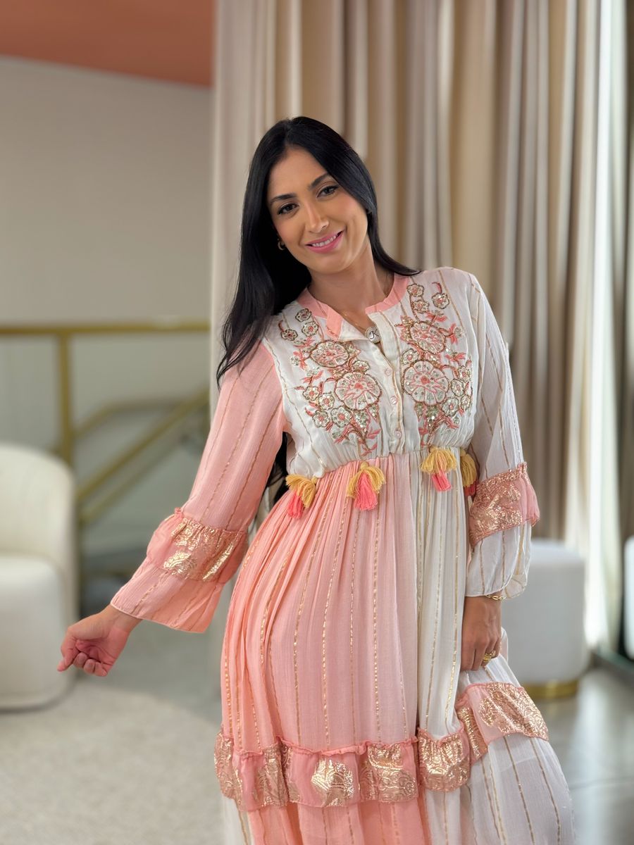 Vestido Virginia Rosa