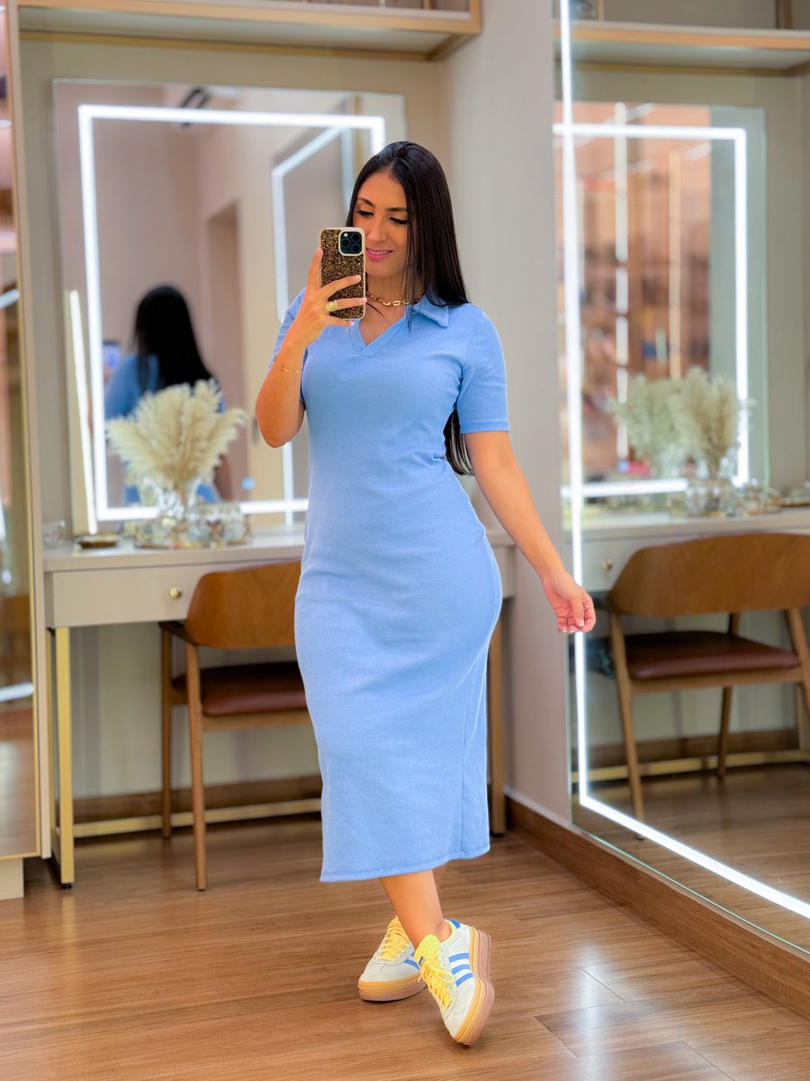 Vestido Celina Azul