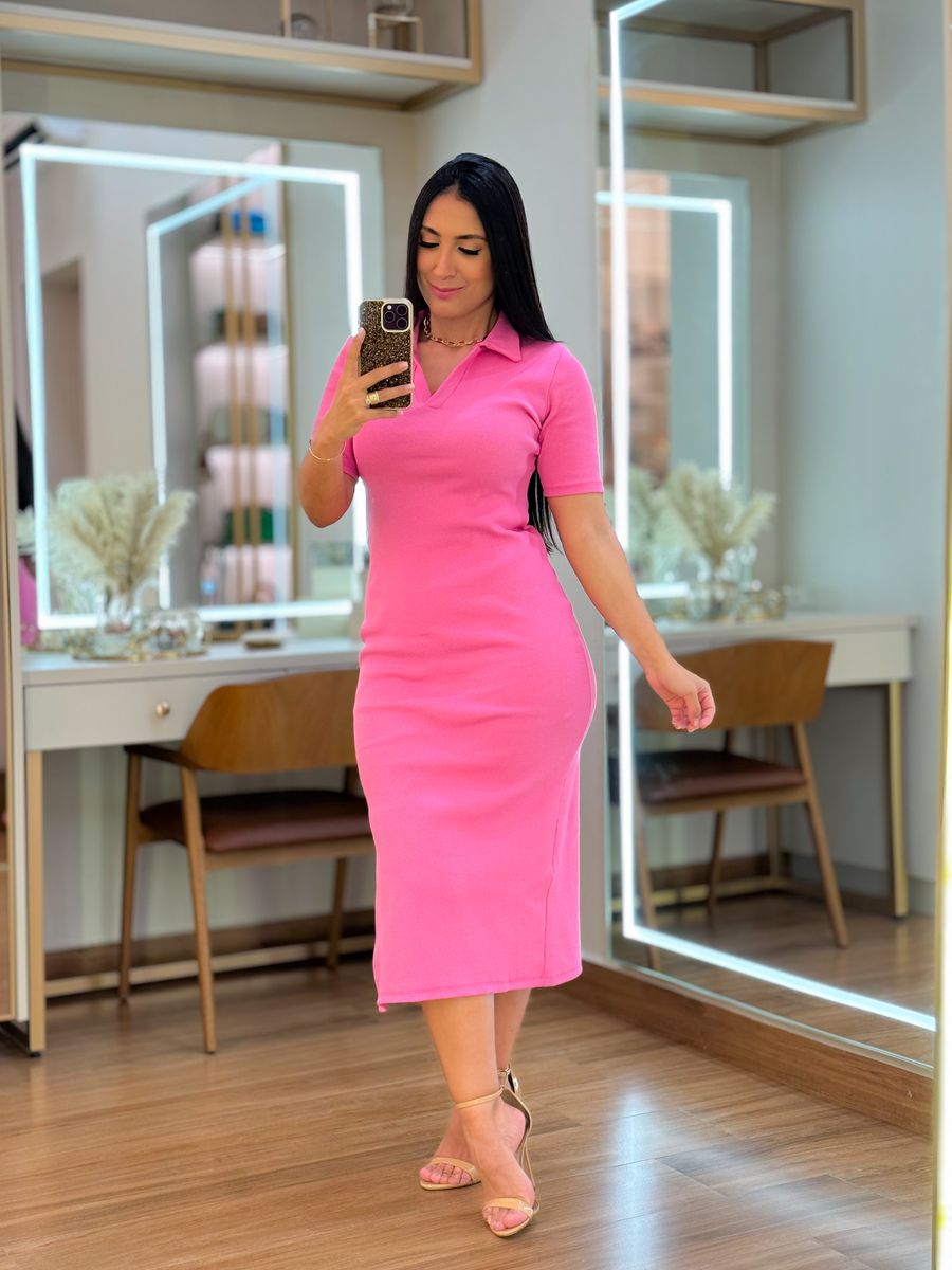 Vestido Celina Rosa