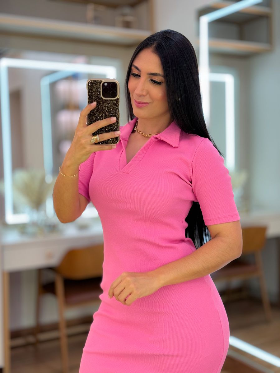 Vestido Celina Rosa