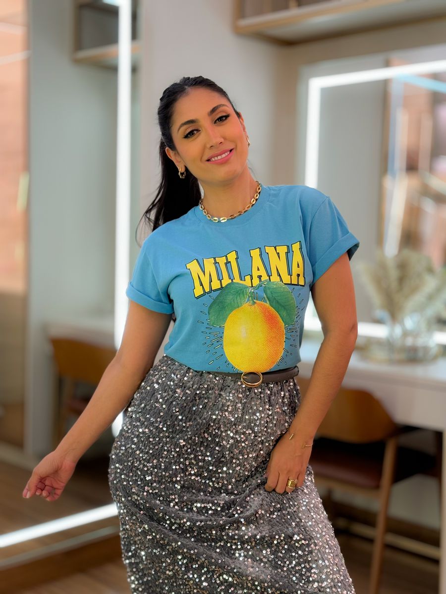 T-shirt Leonora Azul