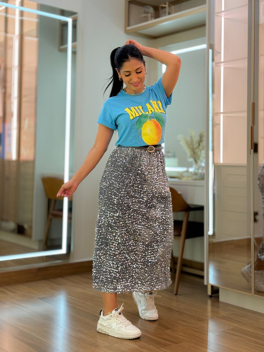 T-shirt Leonora Azul