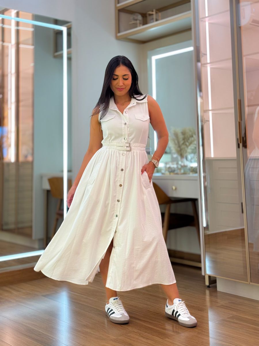 Vestido Karina Branco