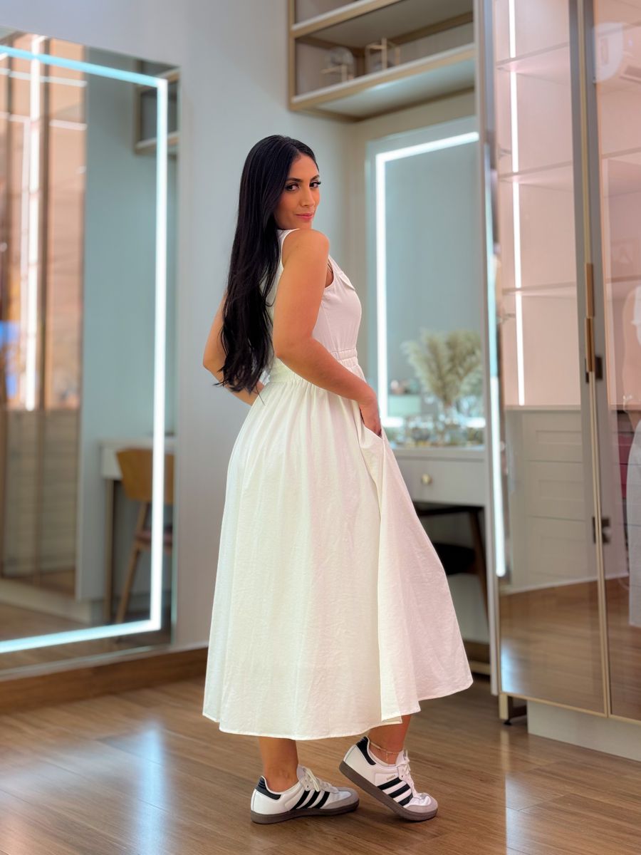 Vestido Karina Branco