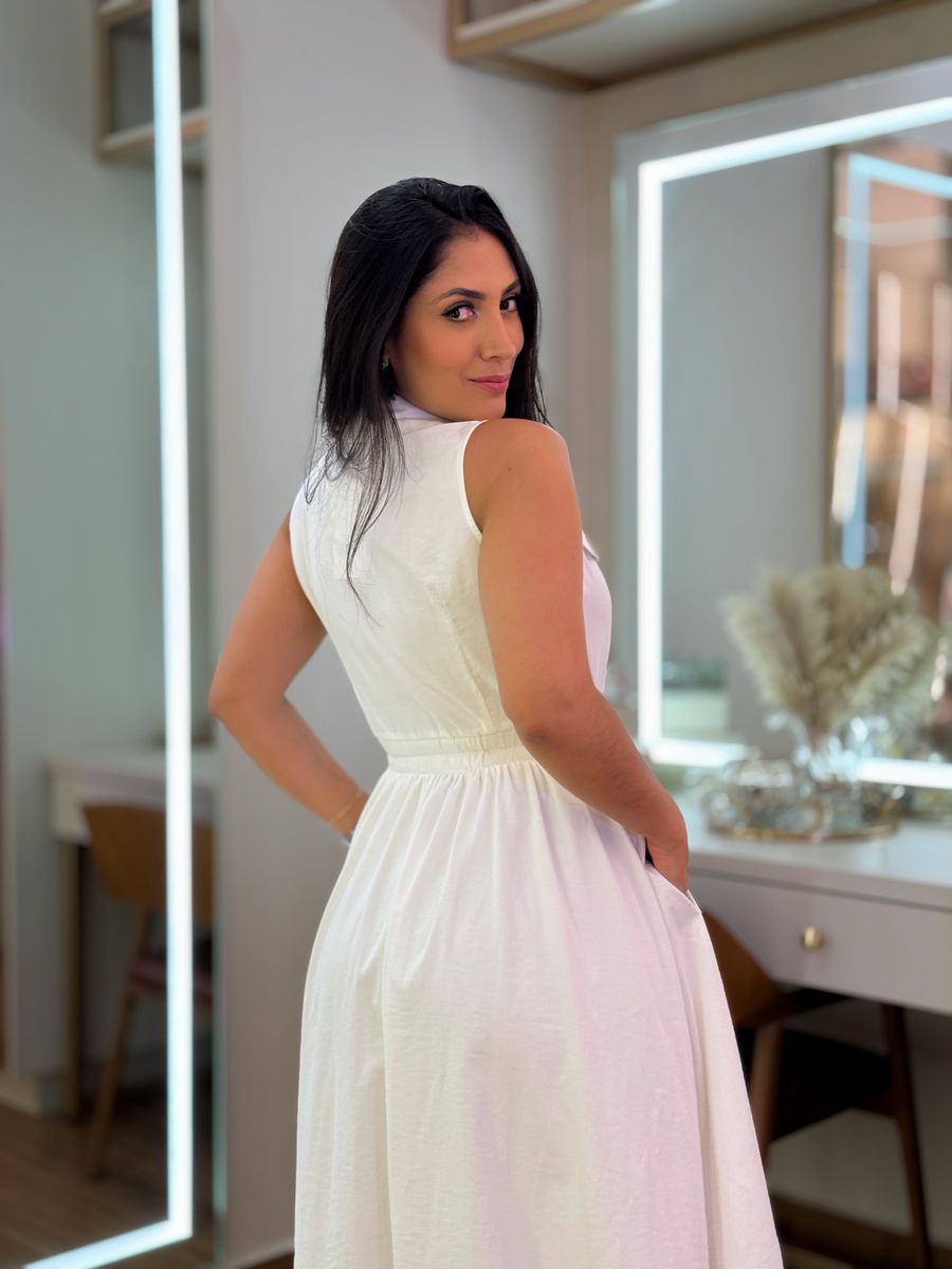 Vestido Karina Branco