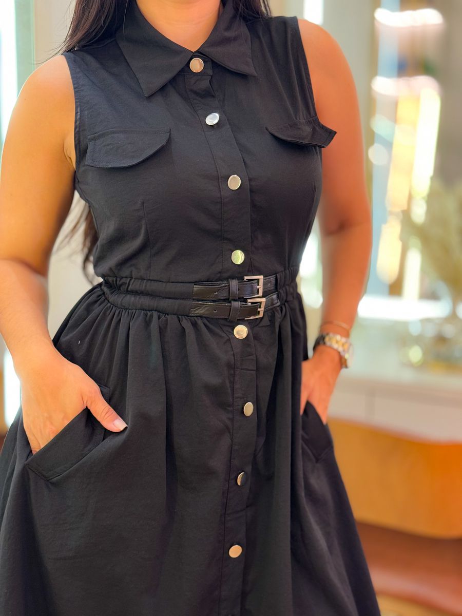 Vestido Karina Preto