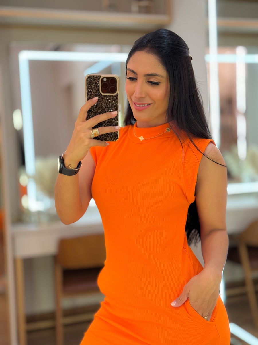 Vestido Isis Laranja