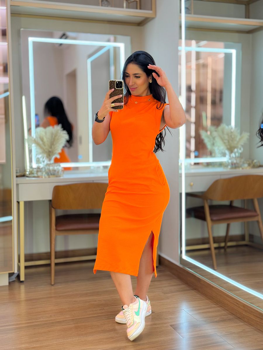 Vestido Isis Laranja