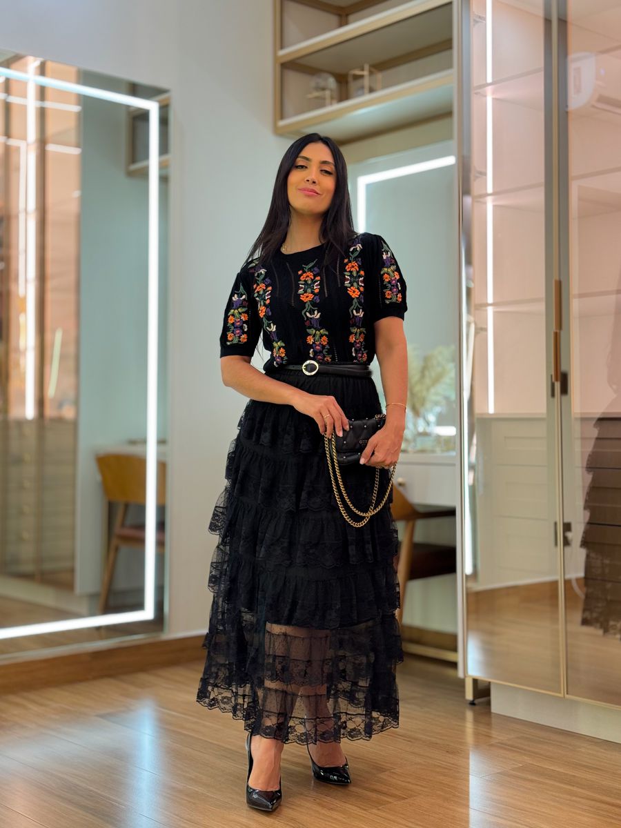 Saia Luiza Preta