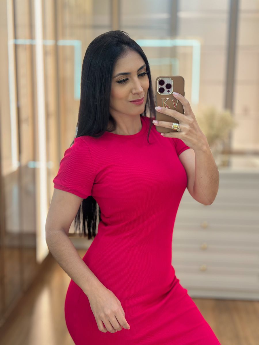 Vestido Tubinho Pink