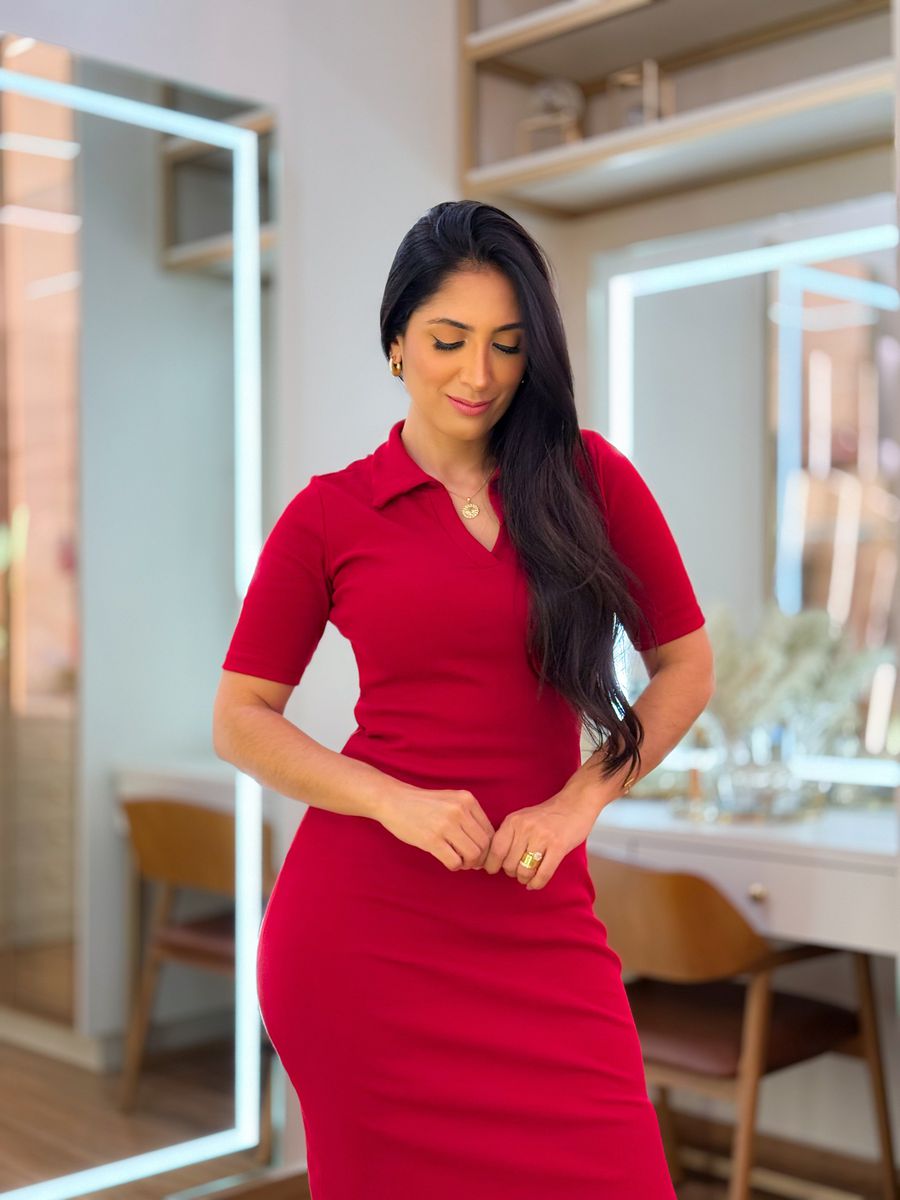 Vestido Celina Vermelho
