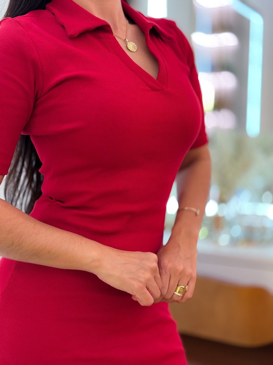 Vestido Celina Vermelho