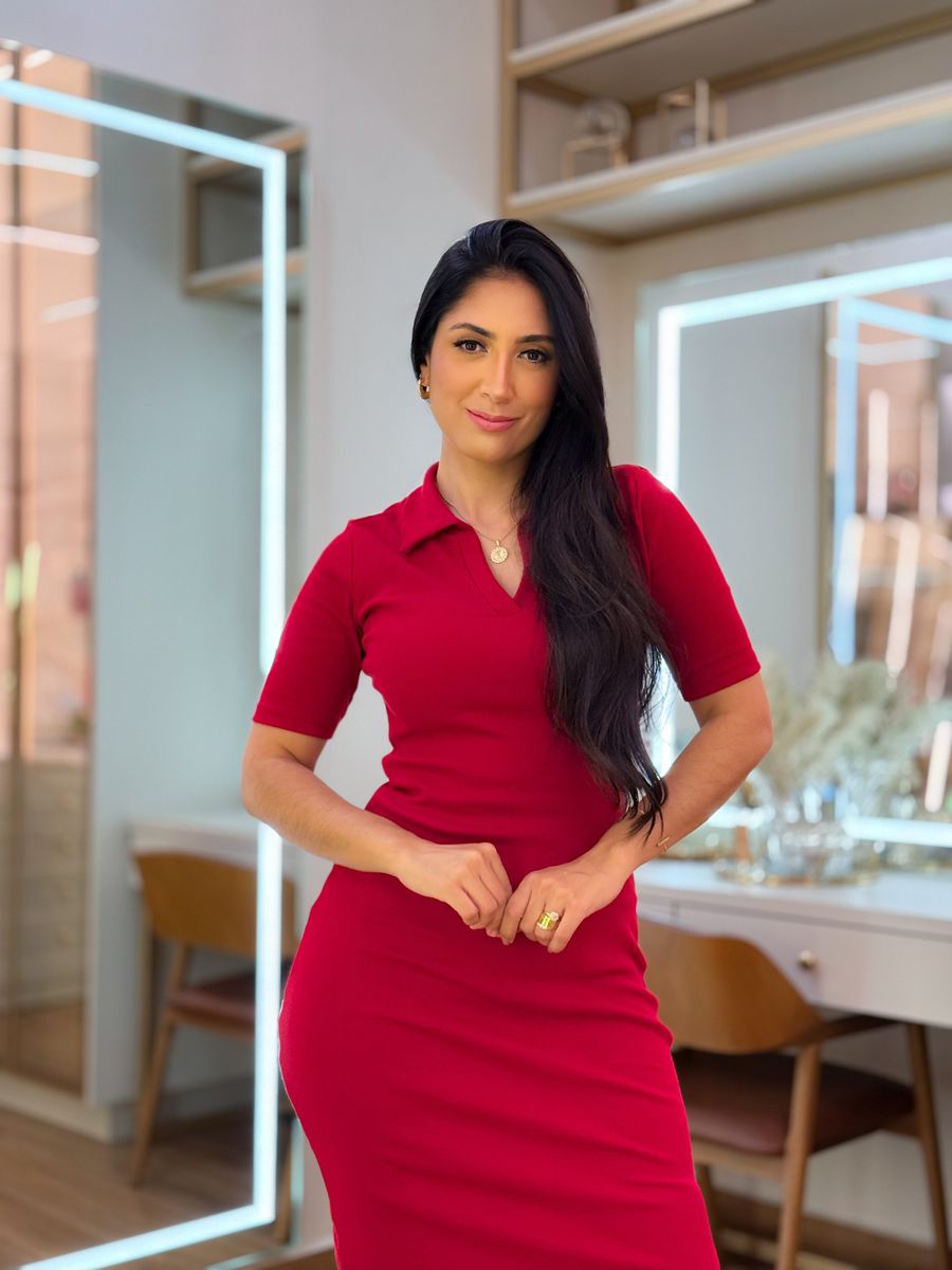 Vestido Celina Vermelho