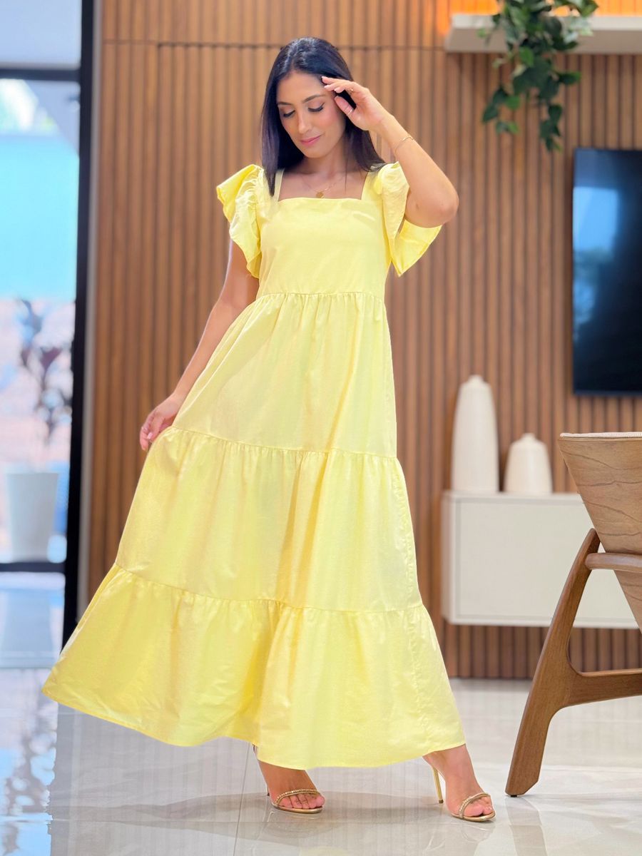 Vestido Andressa Amarelo