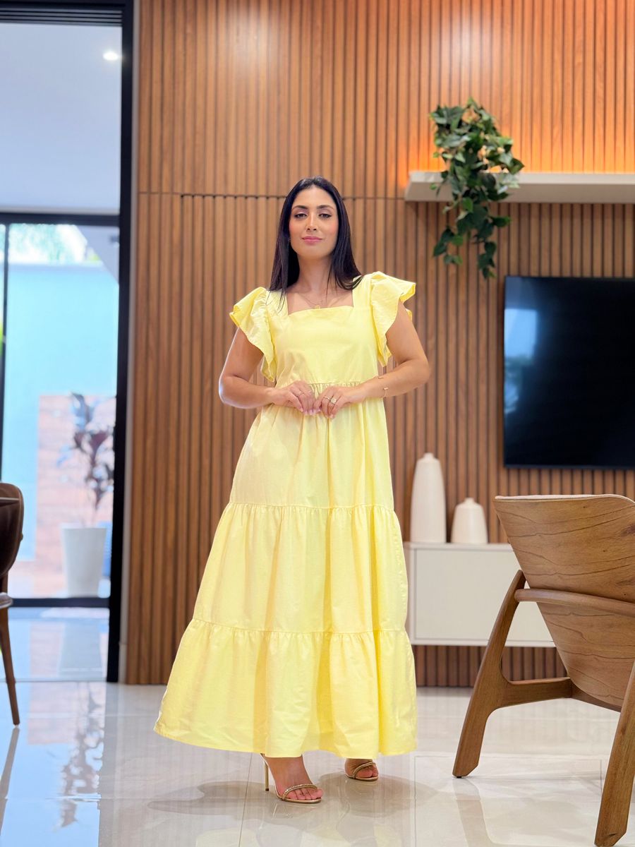 Vestido Andressa Amarelo