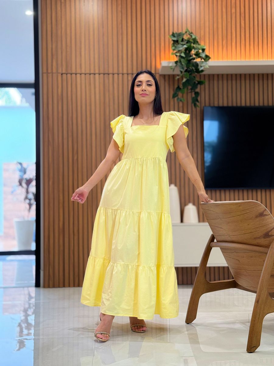 Vestido Andressa Amarelo
