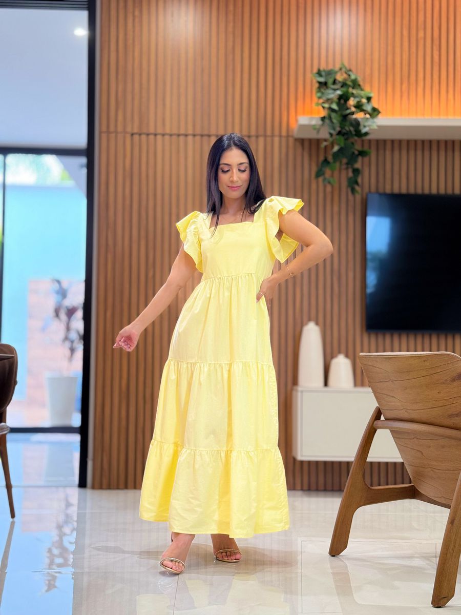 Vestido Andressa Amarelo