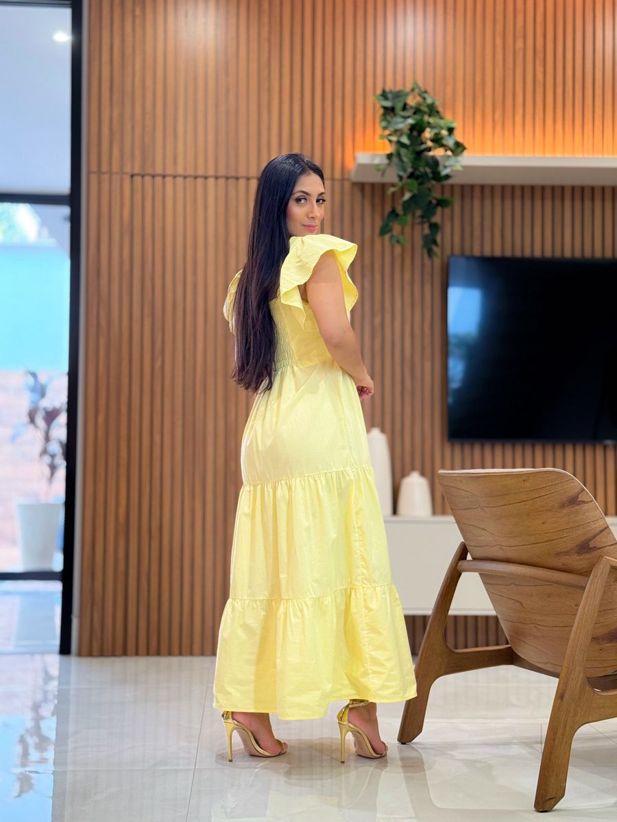 Vestido Andressa Amarelo