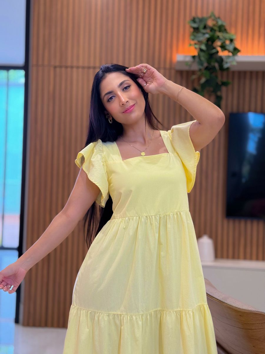 Vestido Andressa Amarelo