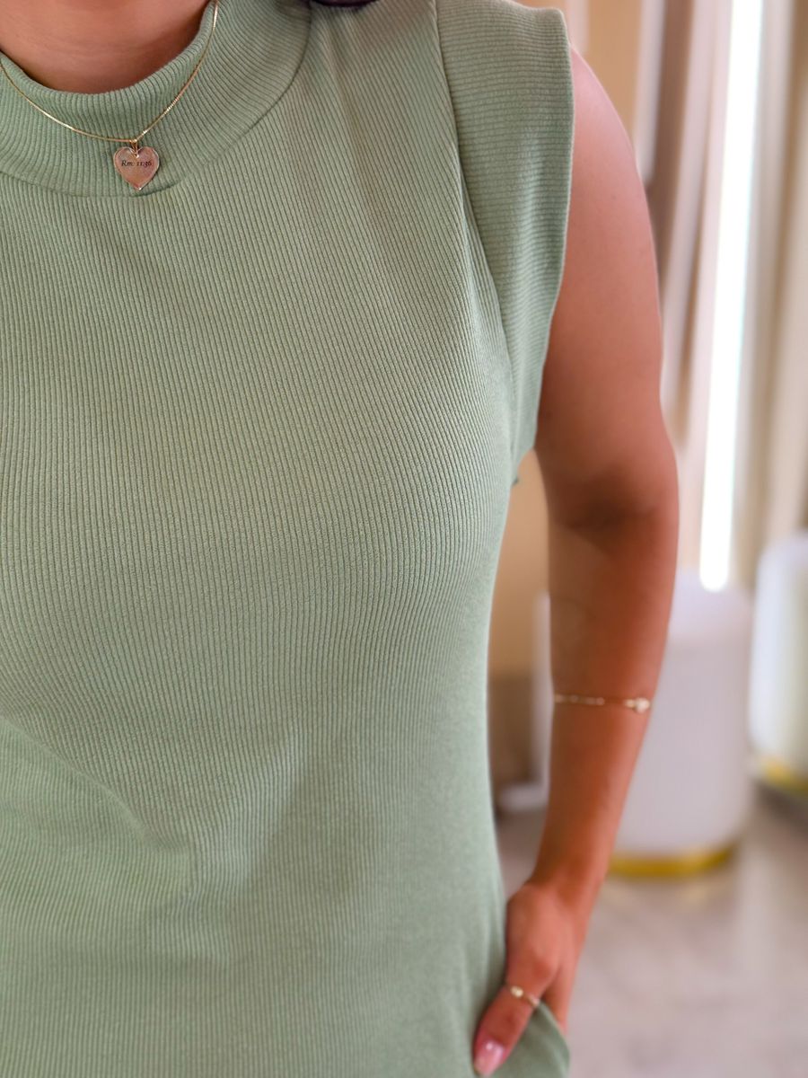 Vestido Isis Verde Oliva