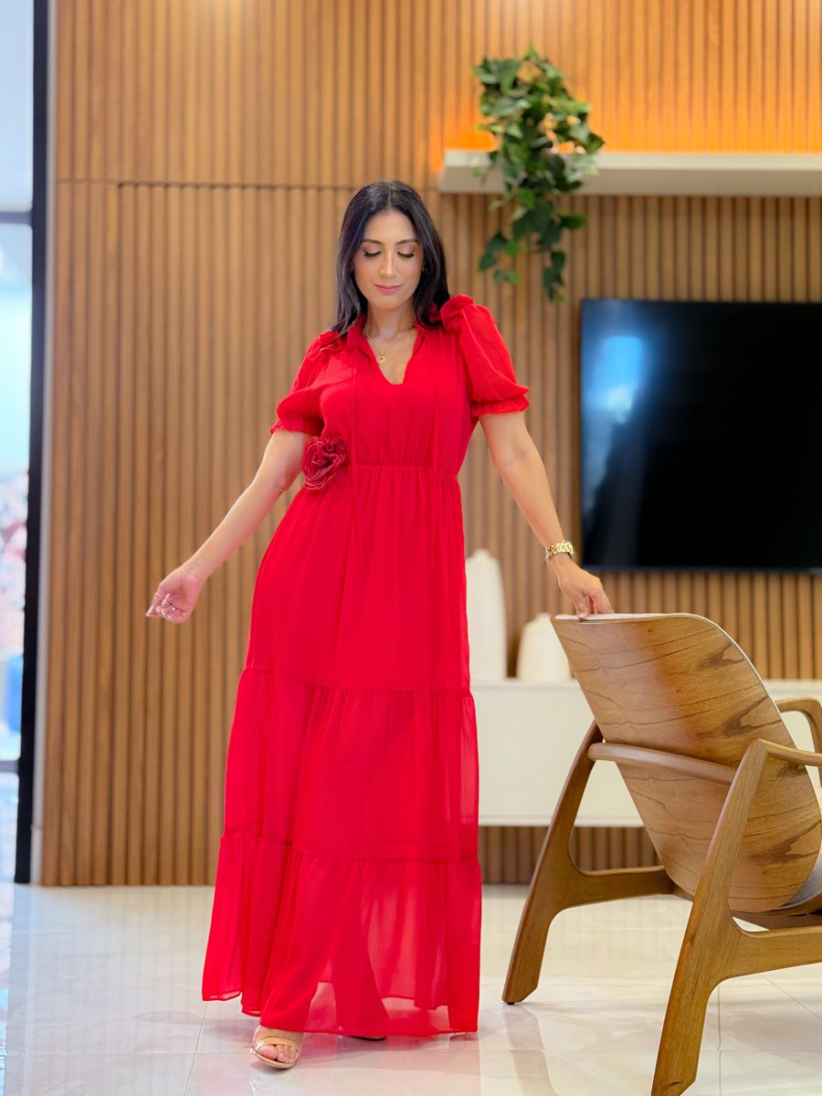Vestido Heloisa Vermelho