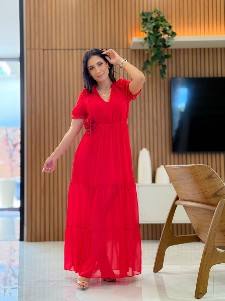 Vestido Heloisa Vermelho