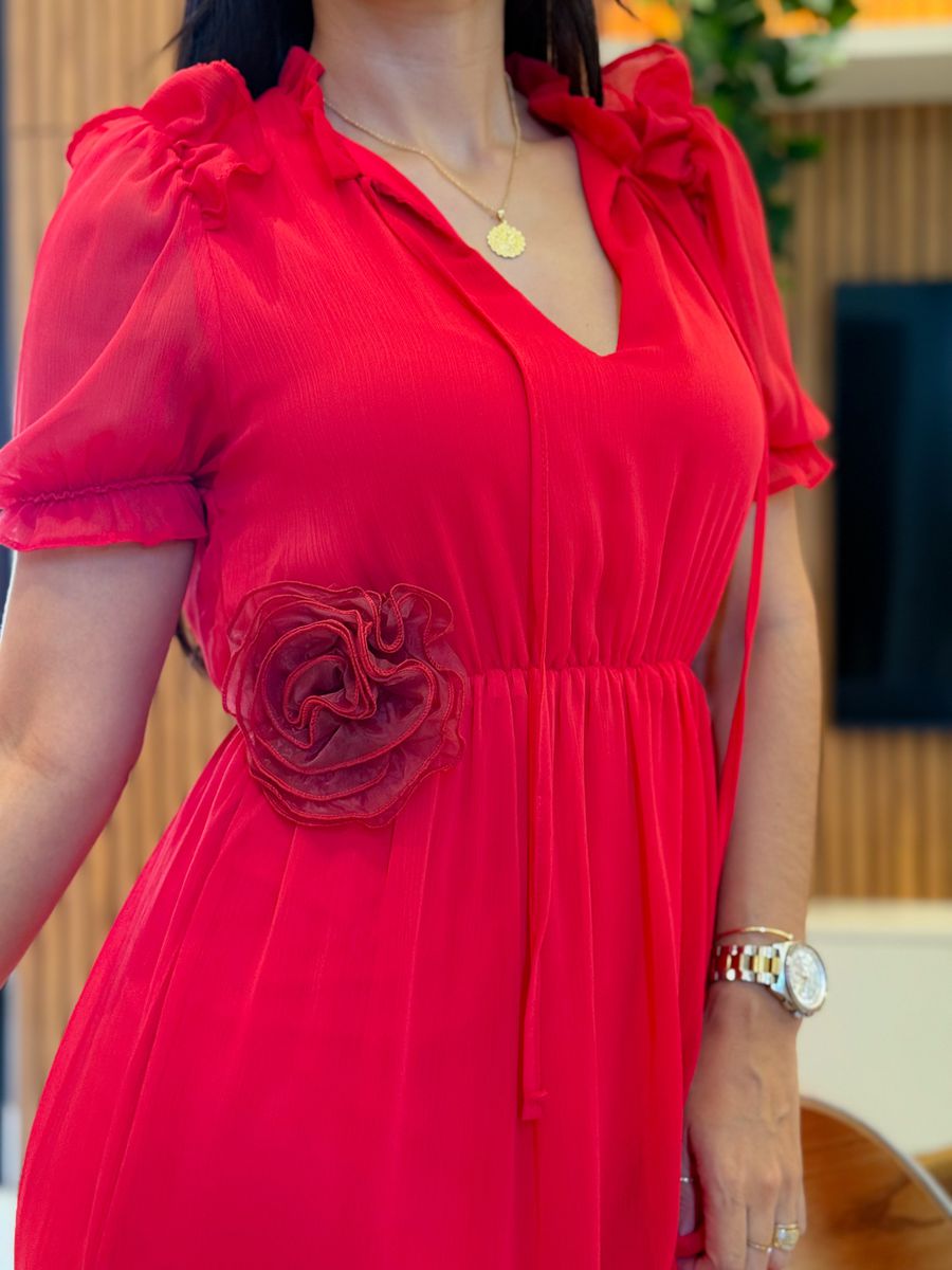 Vestido Heloisa Vermelho