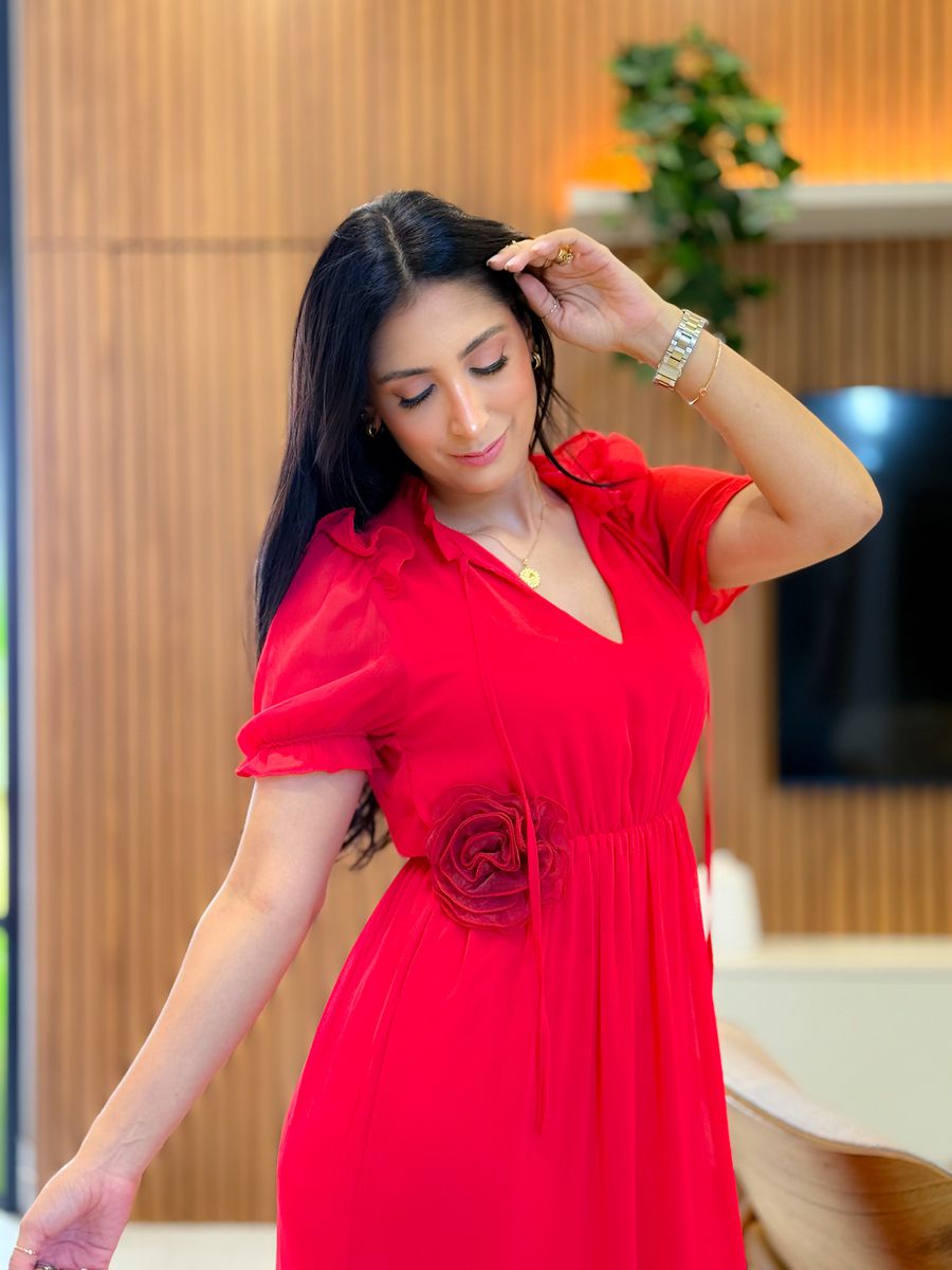 Vestido Heloisa Vermelho