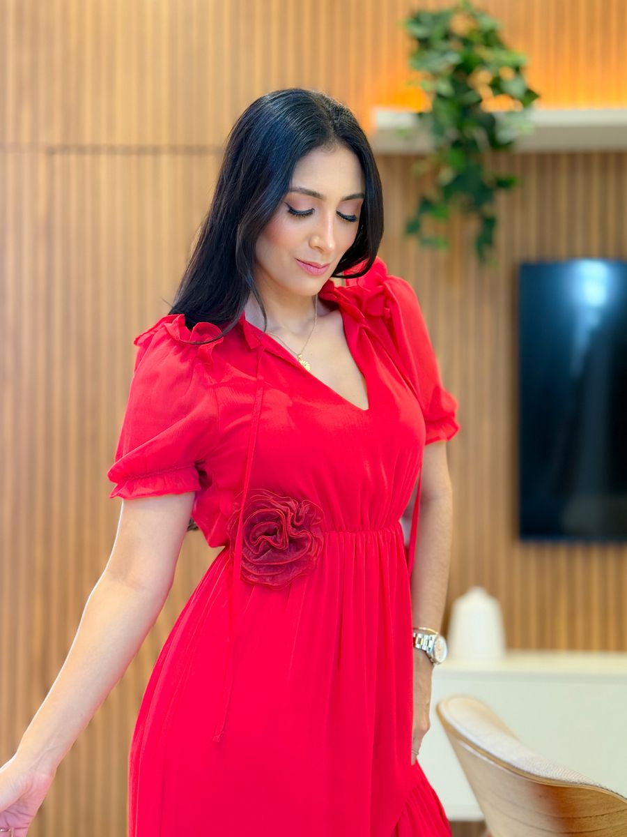 Vestido Heloisa Vermelho