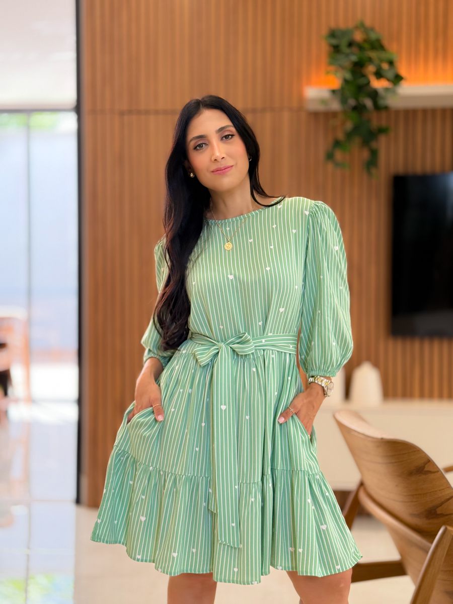 Vestido Antonela Verde