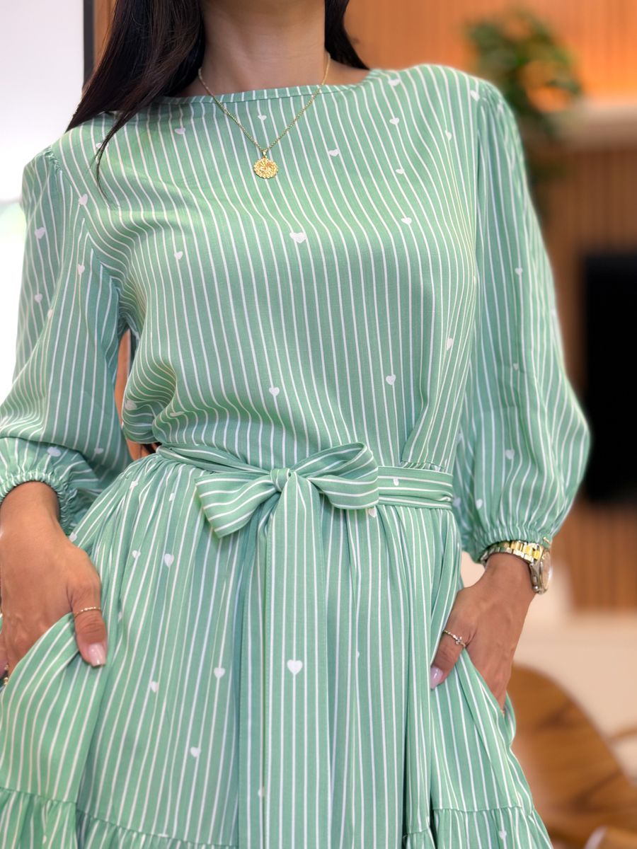 Vestido Antonela Verde