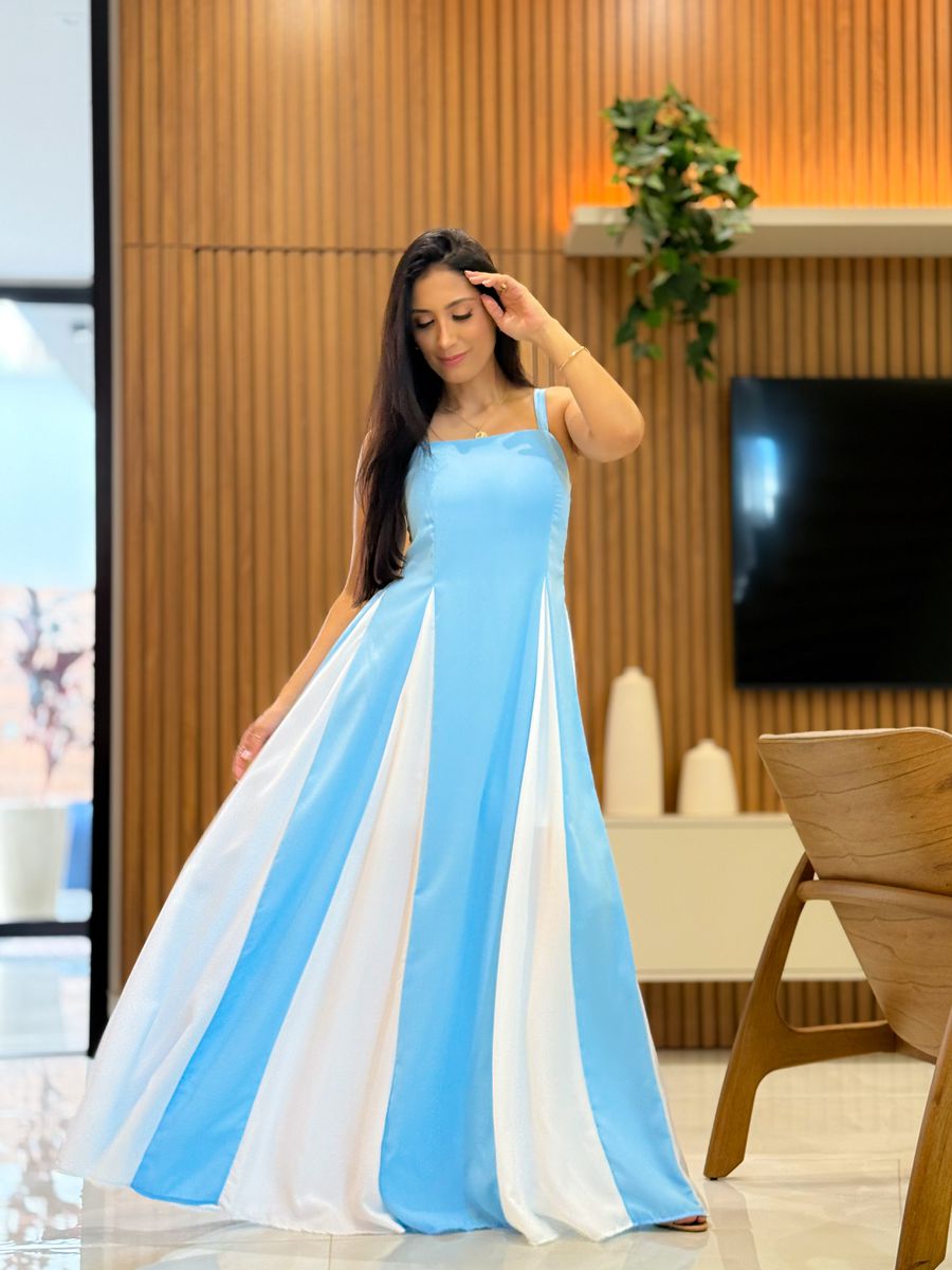 Vestido Ananda Azul
