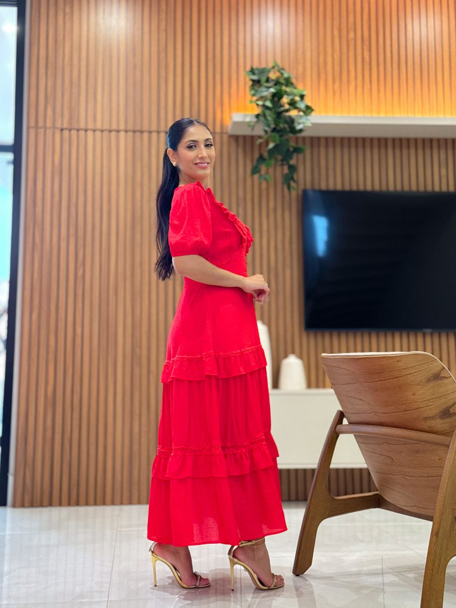 Vestido Karla Vermelho
