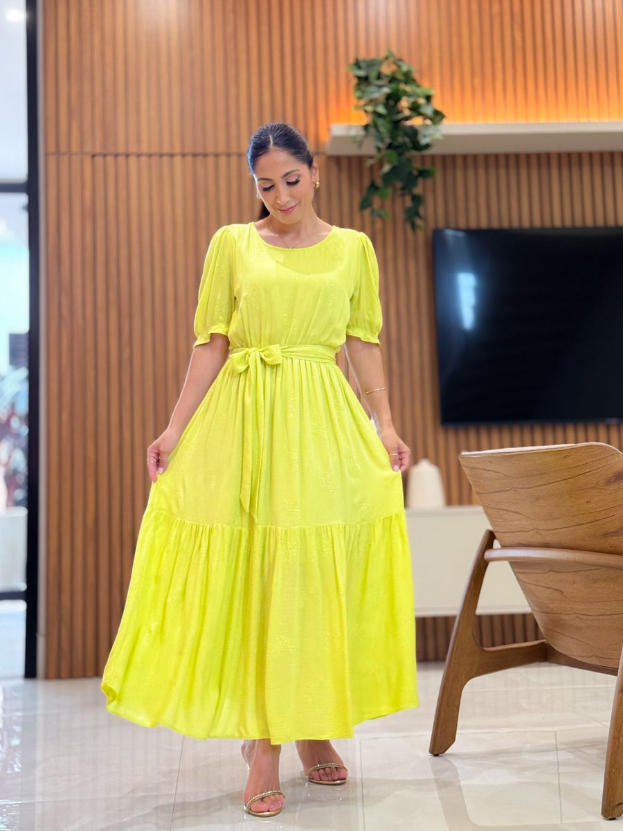 Vestido Zara Verde Pistache