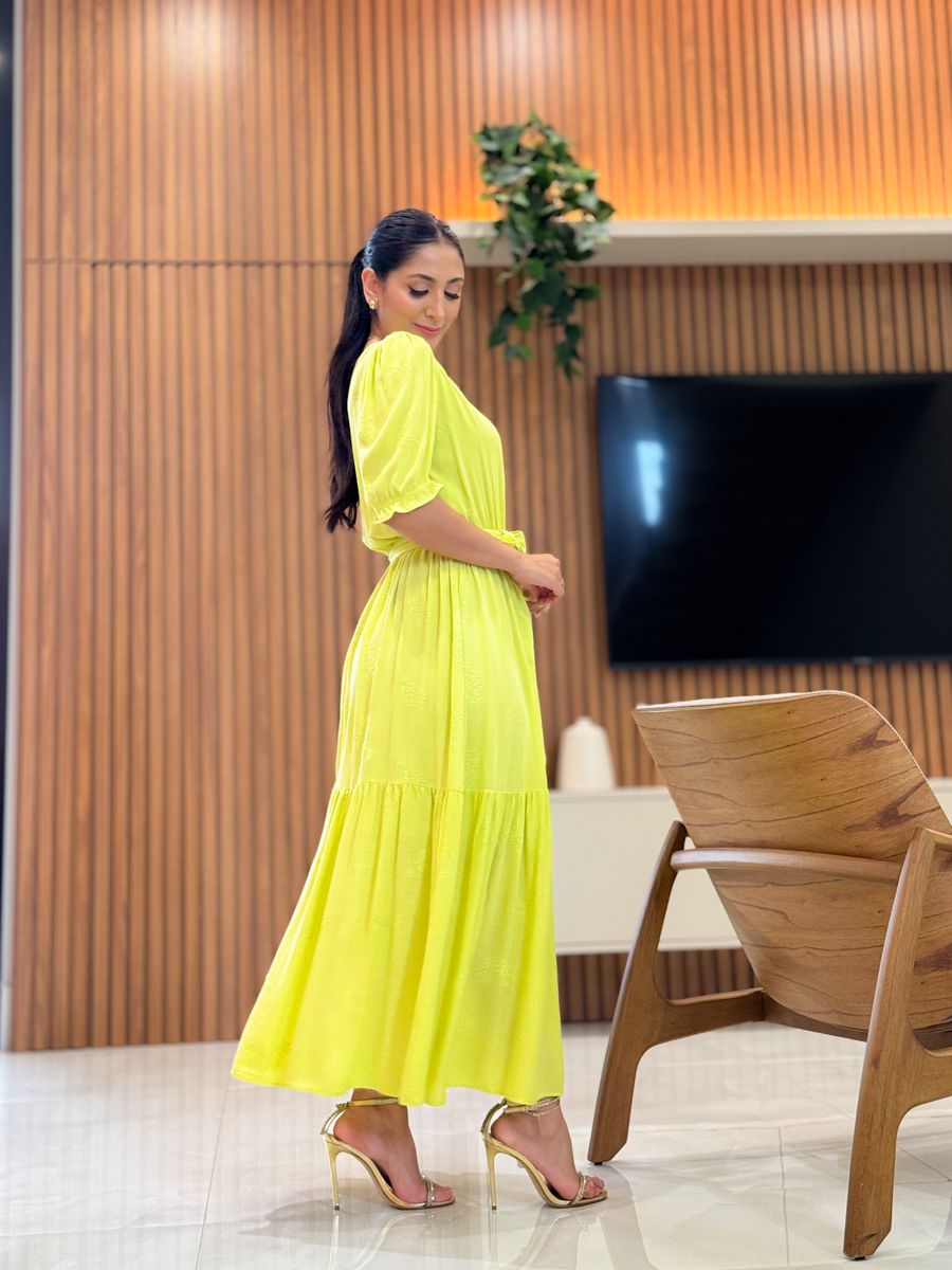 Vestido Zara Verde Pistache