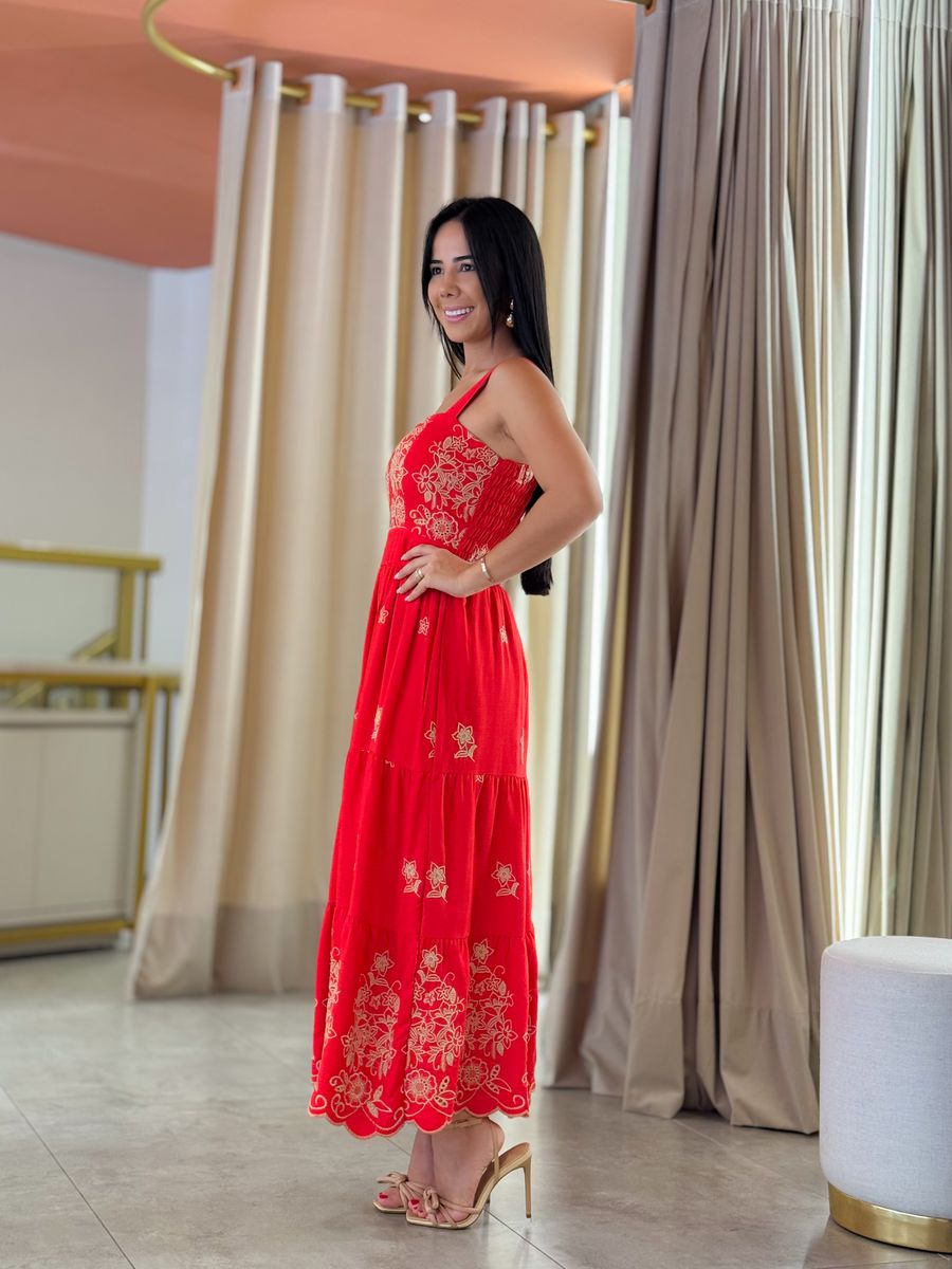Vestido Teodora Vermelho